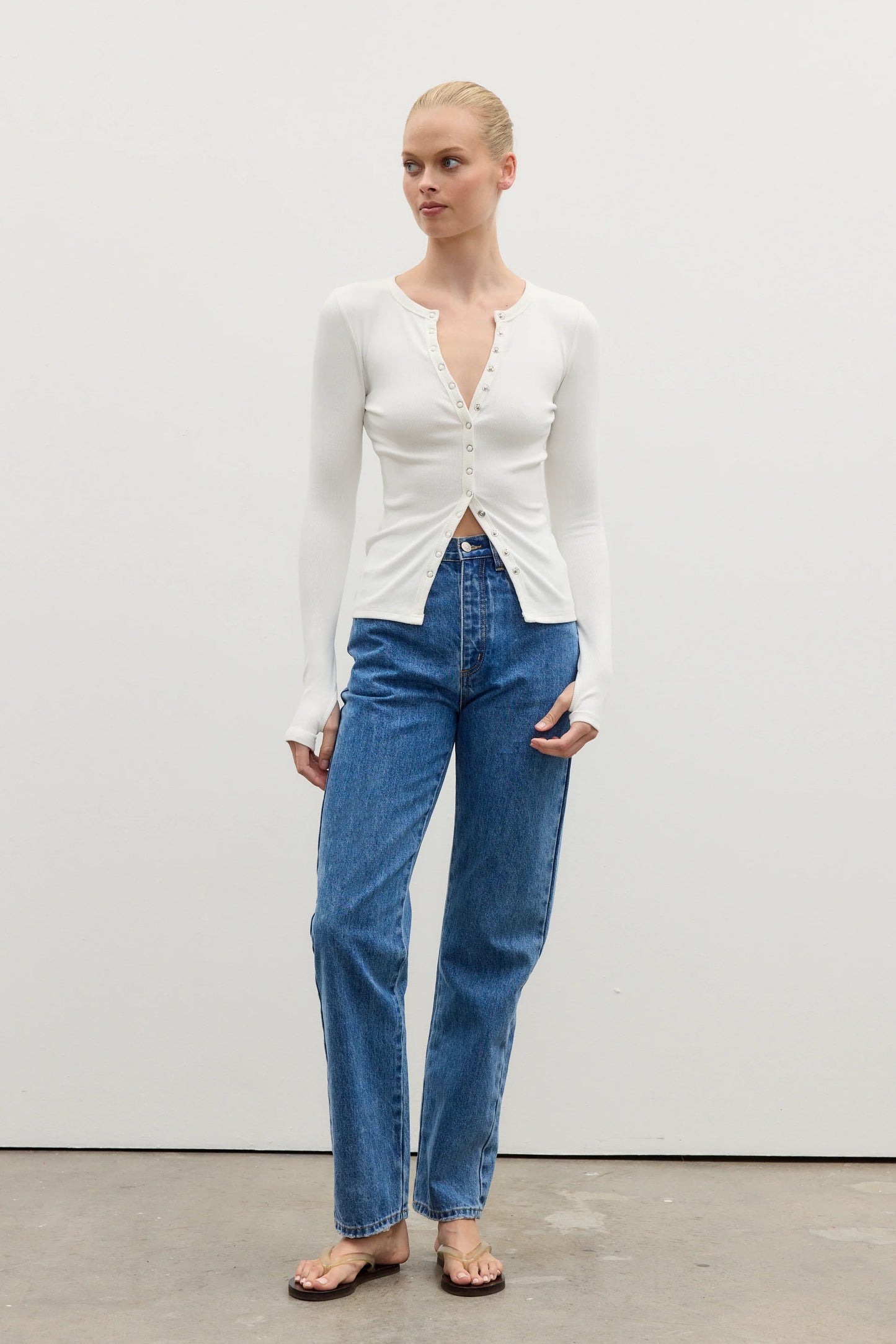 Bayse Maya Top White