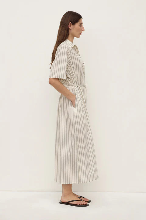Assembly Label Ria Stripe Midi Dress