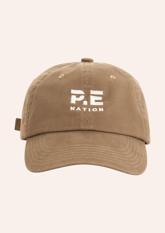 P E Nation Heads Up Cap Walnut