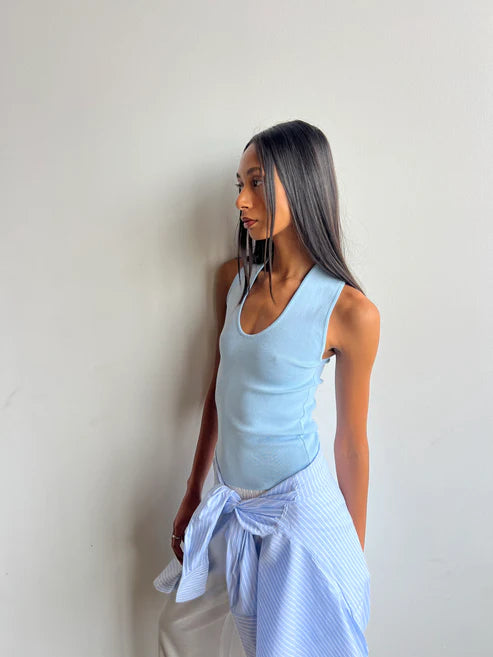 Mael Tropea Top Baby Blue