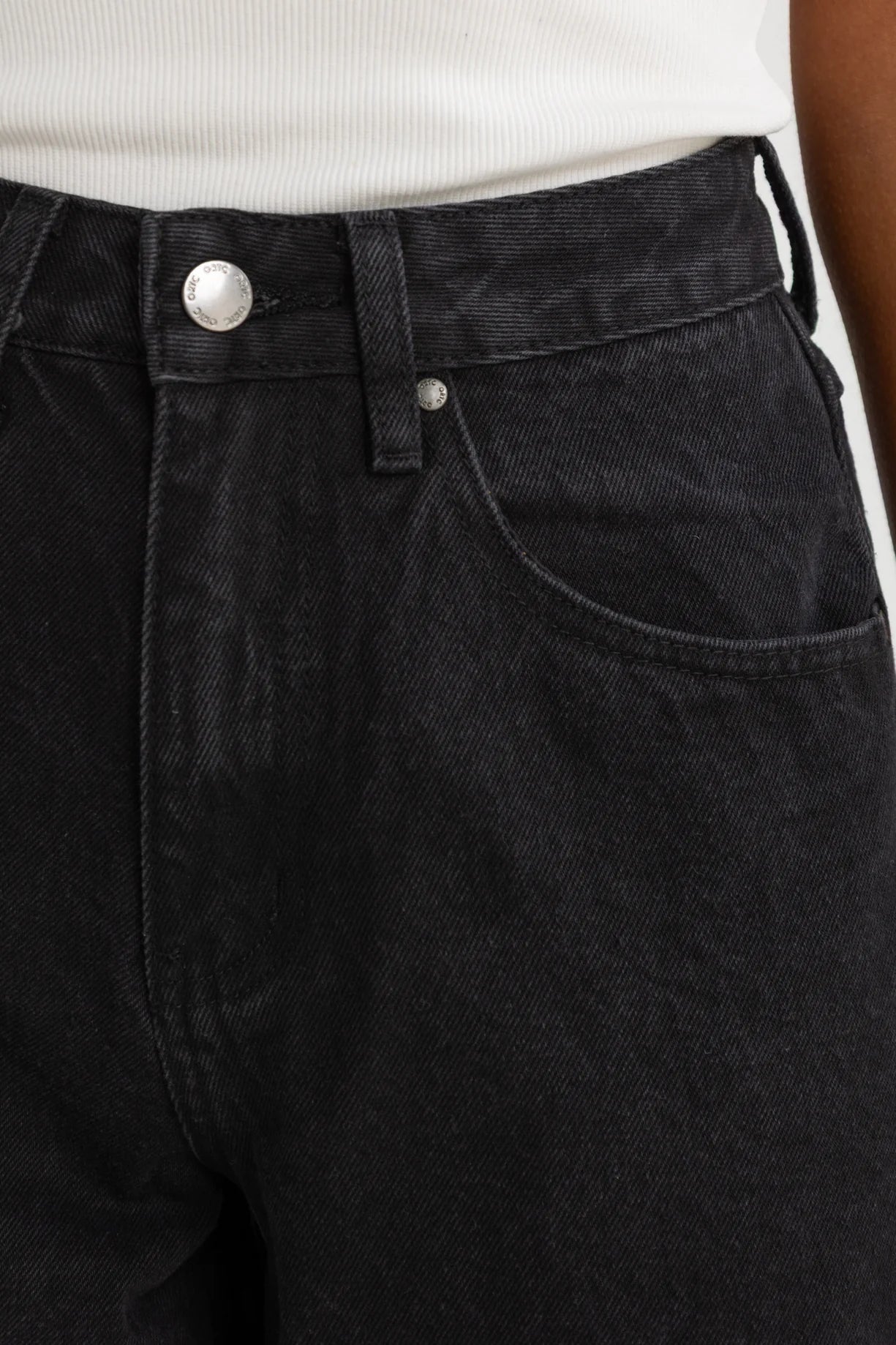 ORTC Willow Wide Leg Jean Washed Black