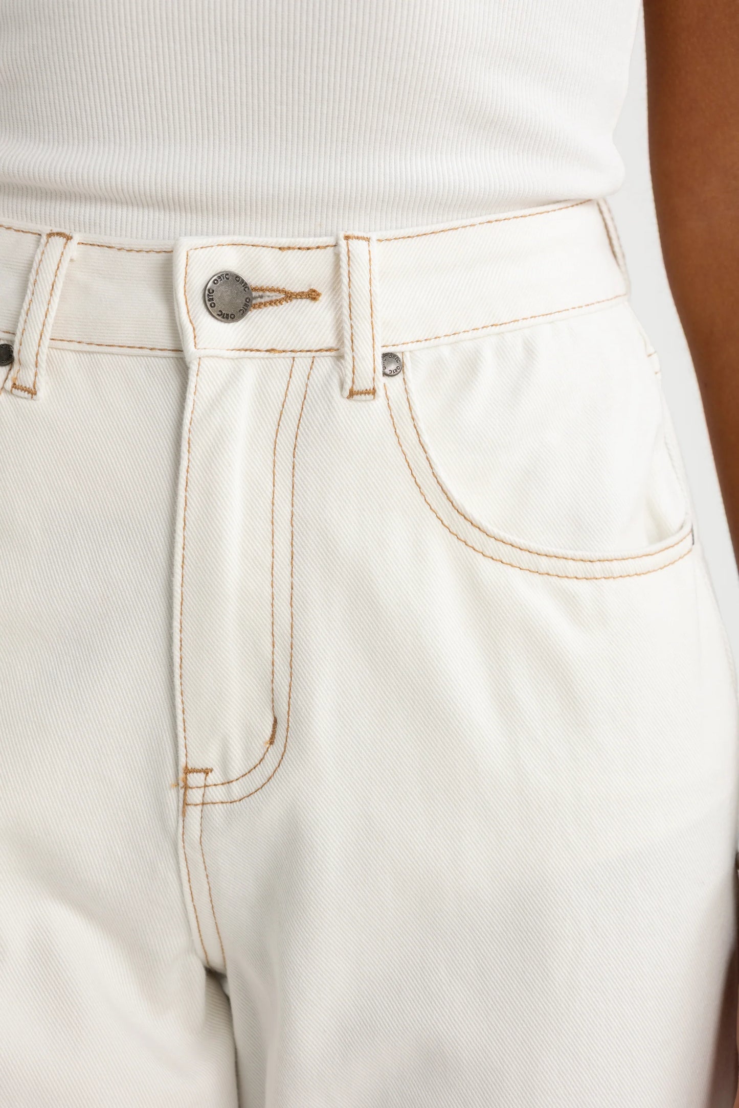 ORTC Willow Wide Leg Jean White