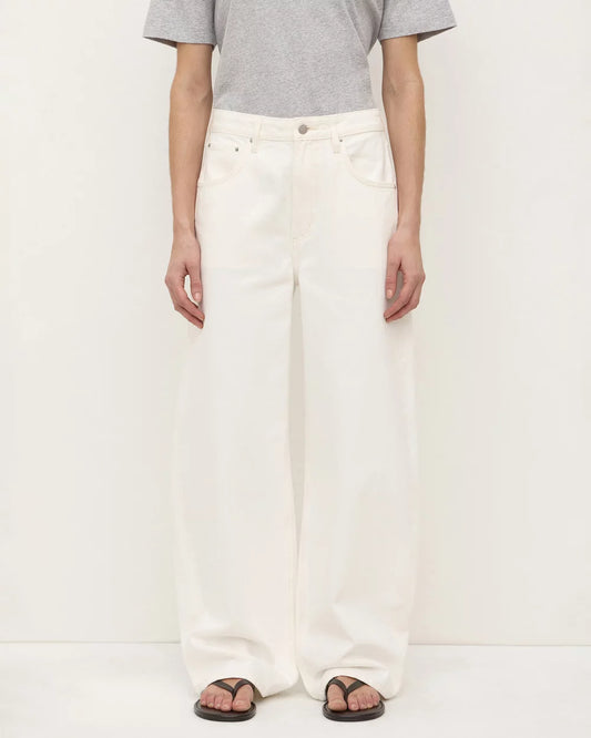 Assembly Label Low Curve Mid Rise Jean Vintage White