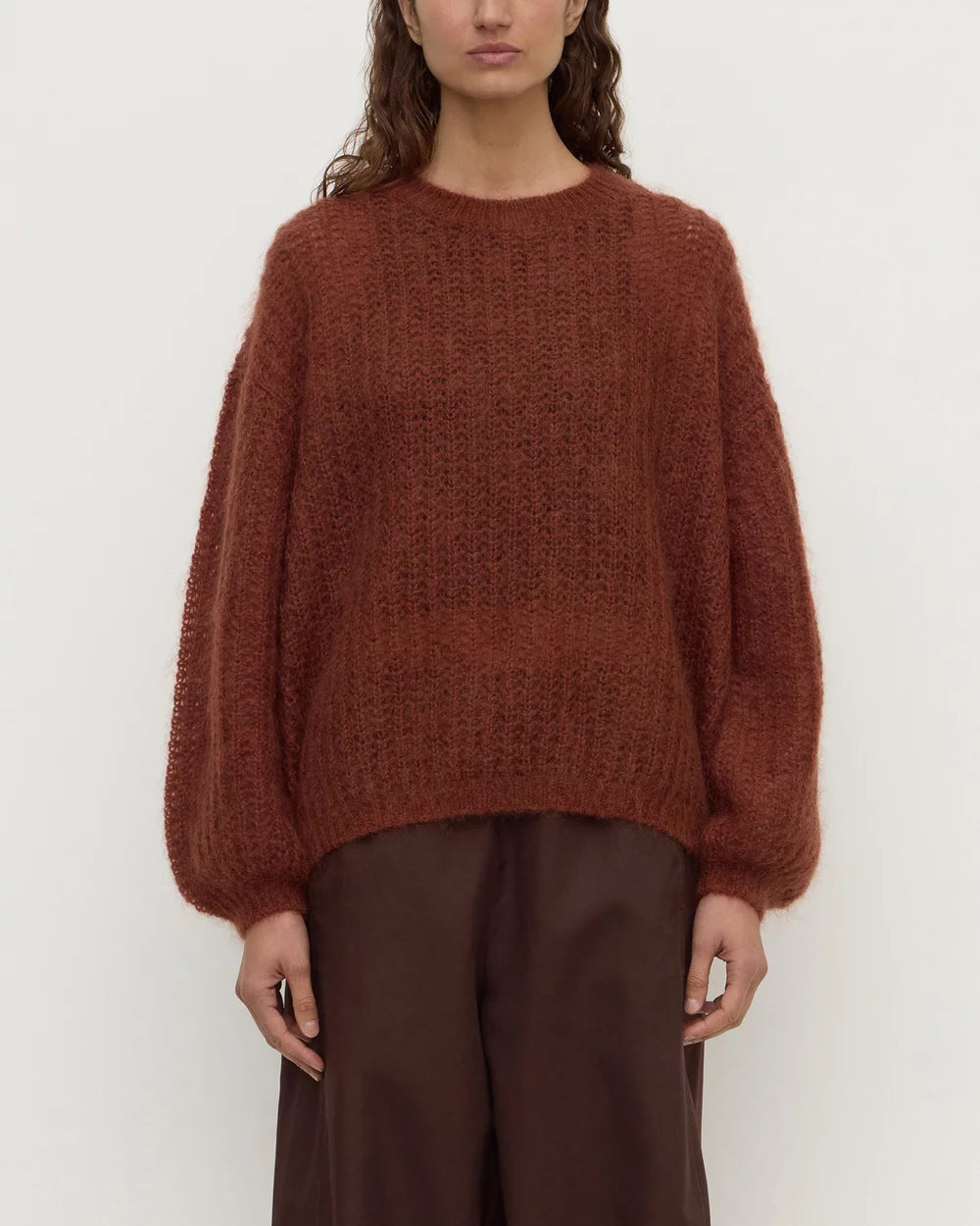 Tulsa Mohair Knit Burnt Amber