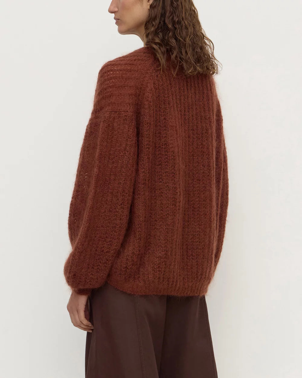 Tulsa Mohair Knit Burnt Amber