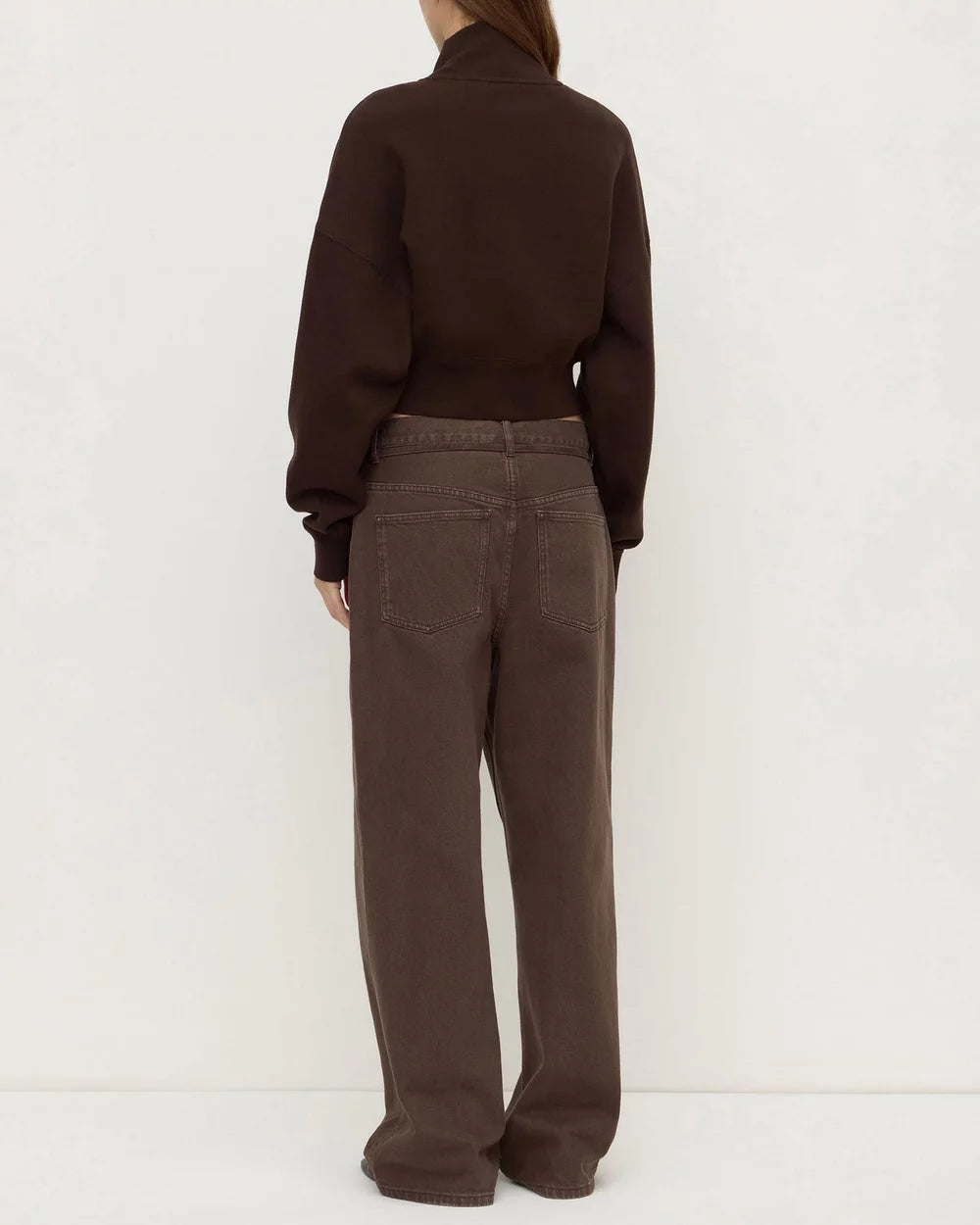Brushed Cotton Jacket Ganache